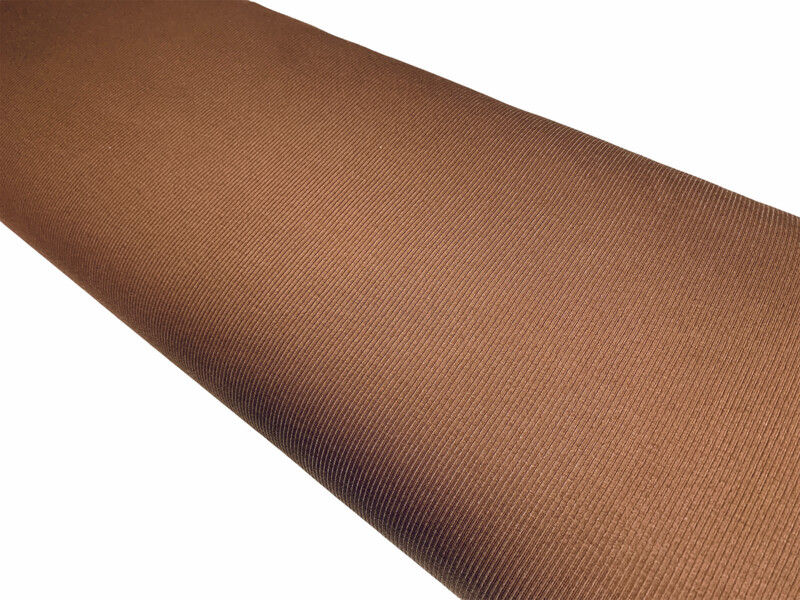 Ribstrick-Jersey Braun