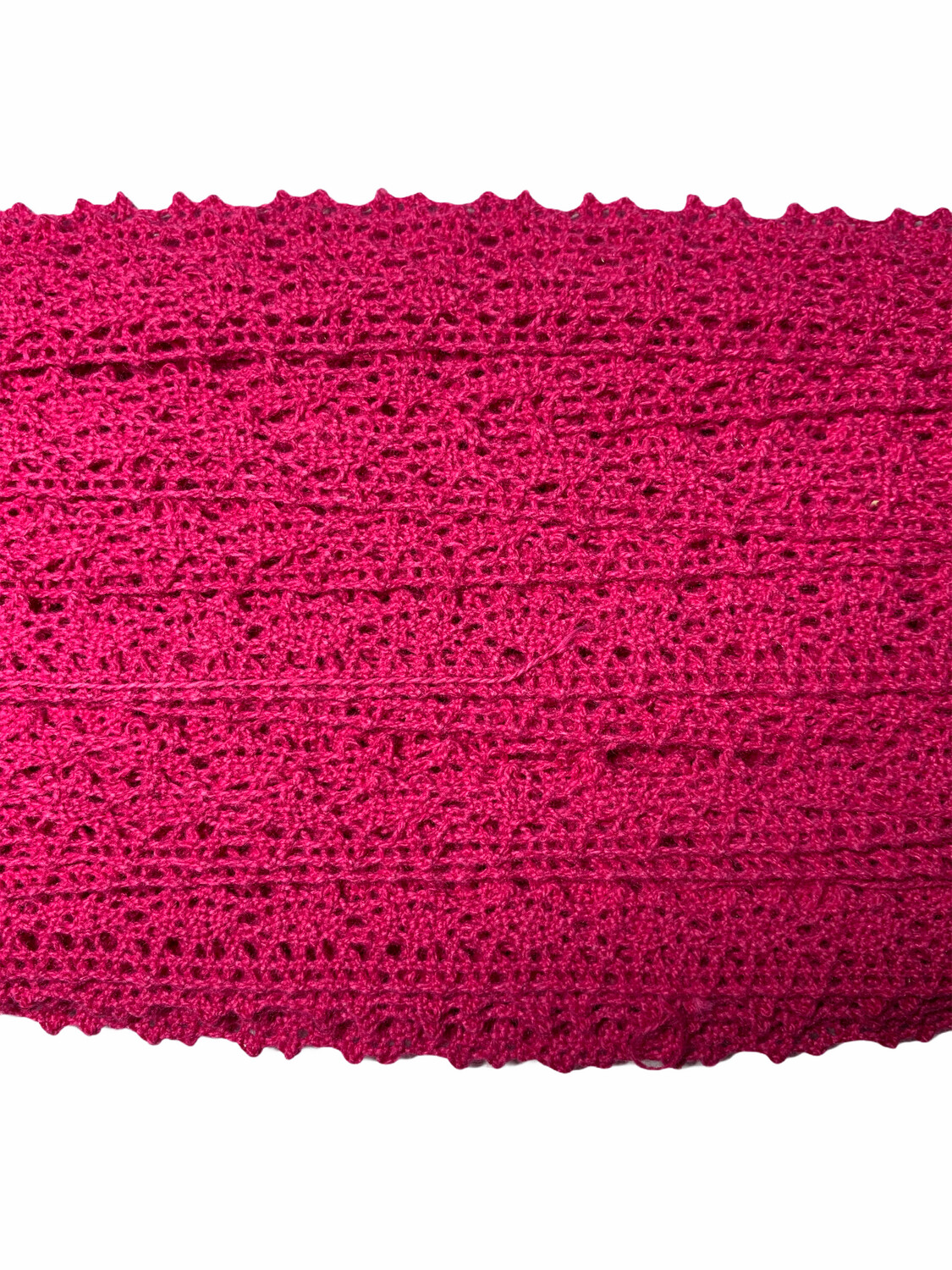Spitzenband Baumwolle Fuchsia