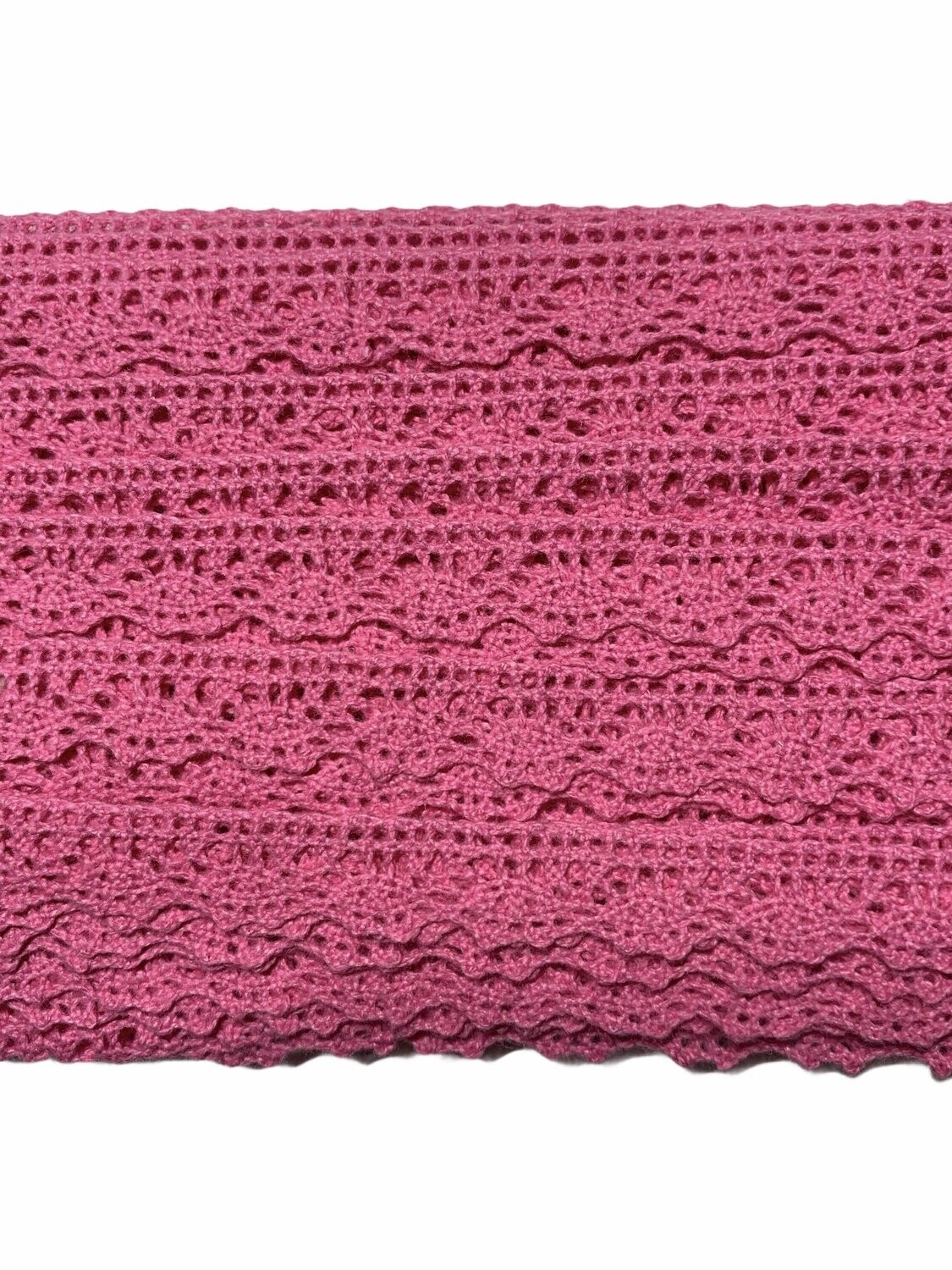 Spitzenband Baumwolle Rosa