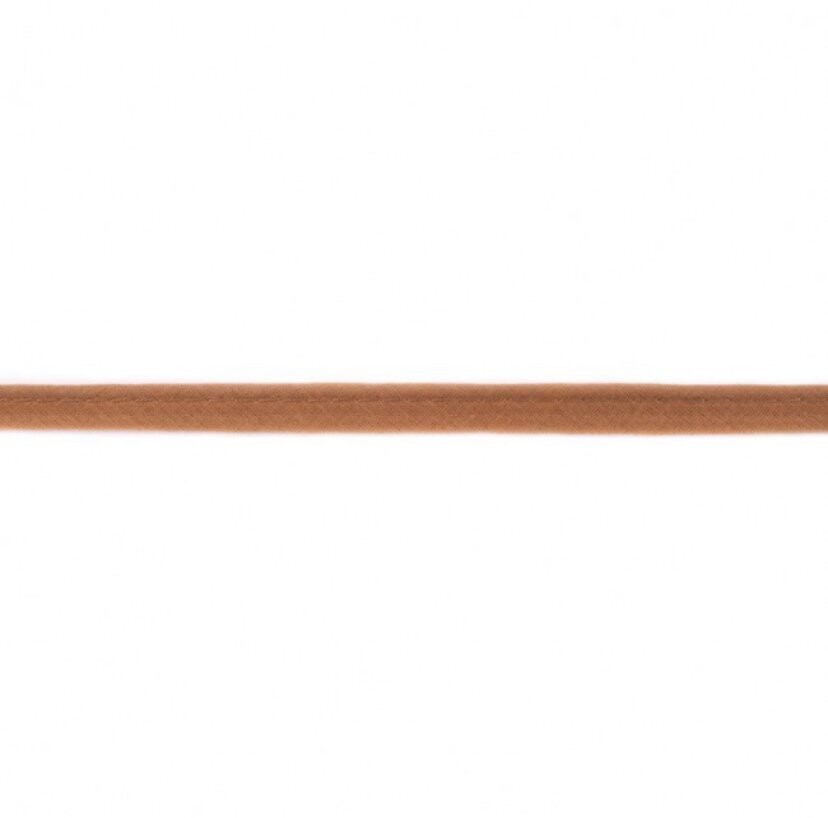 Paspelband Baumwolle Cognac