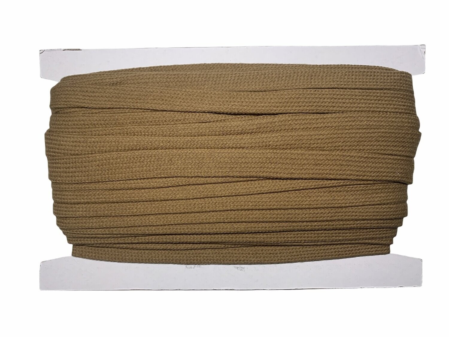 Flache Kordel Sand-Braun