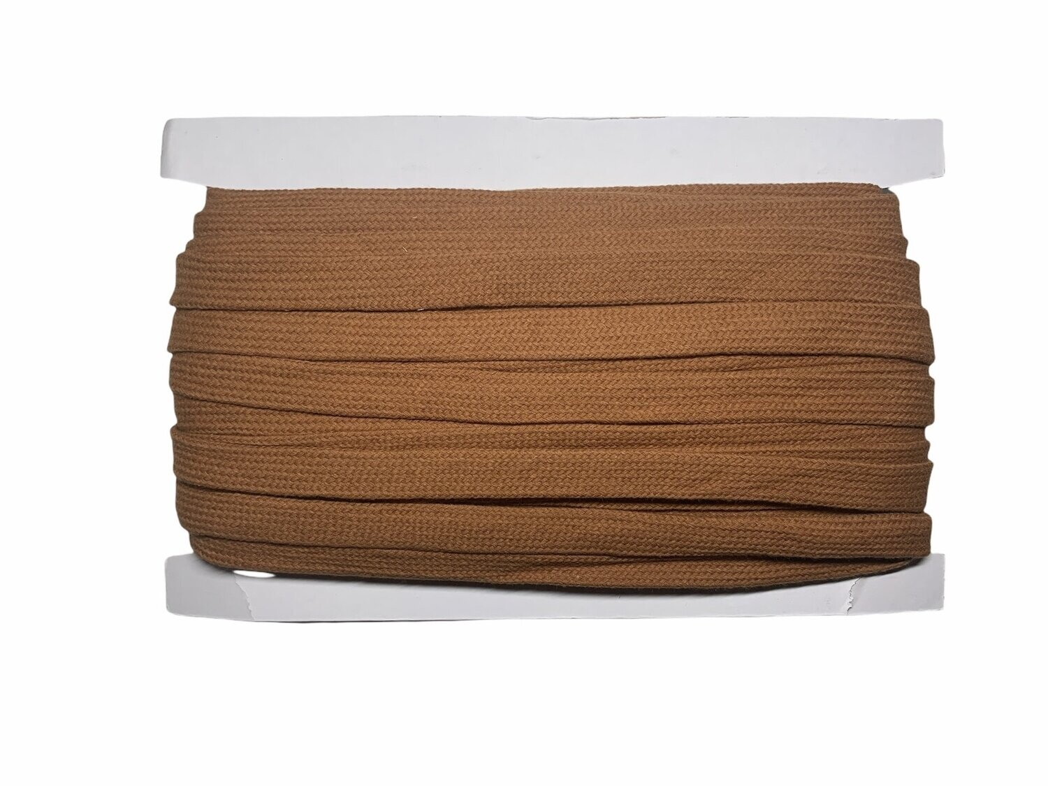 Flache Kordel Cognac-Braun