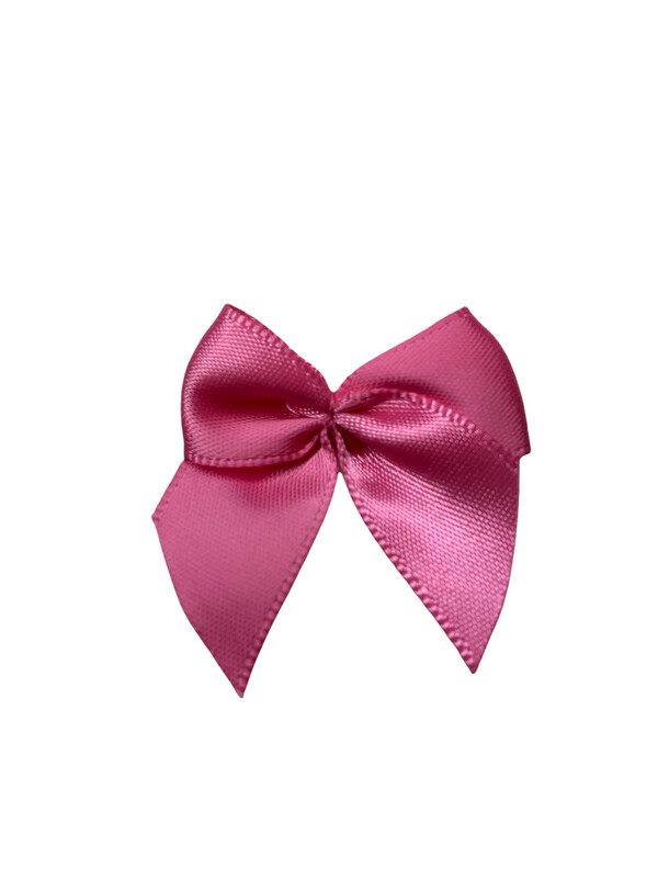 Satinschleife Rosa