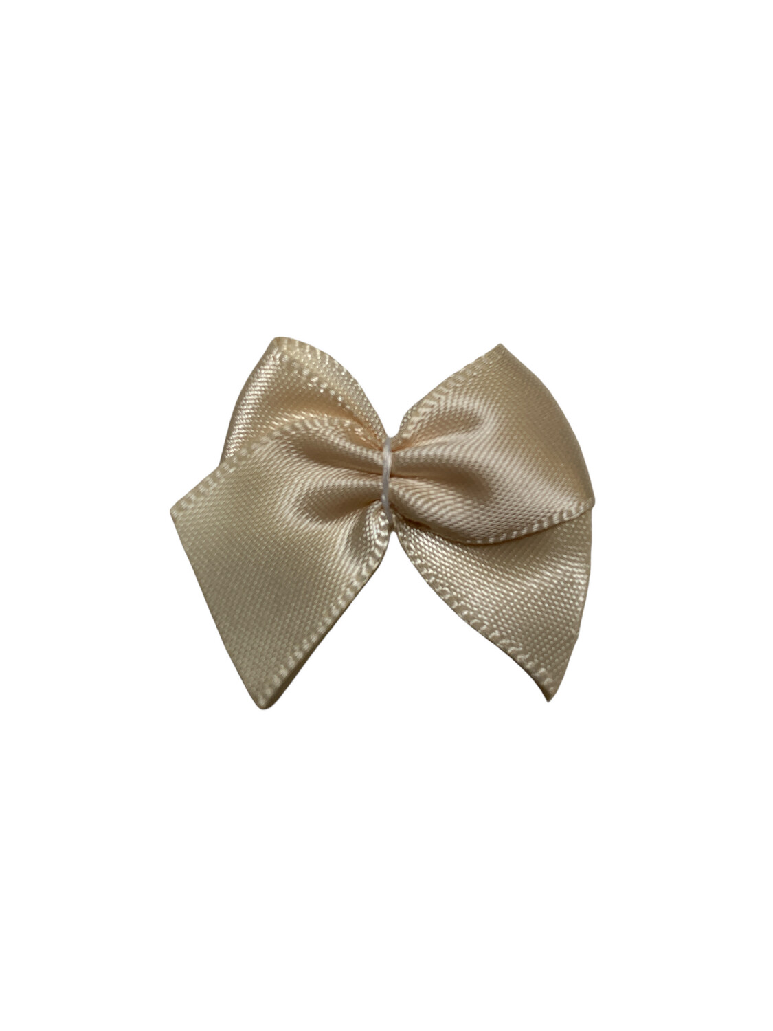 Satinschleife Beige