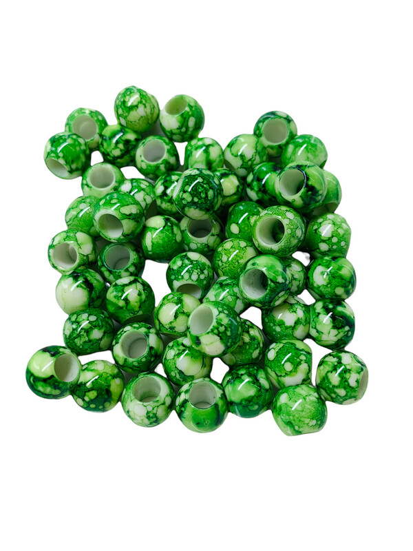 Acryl Glas Perlen Grün