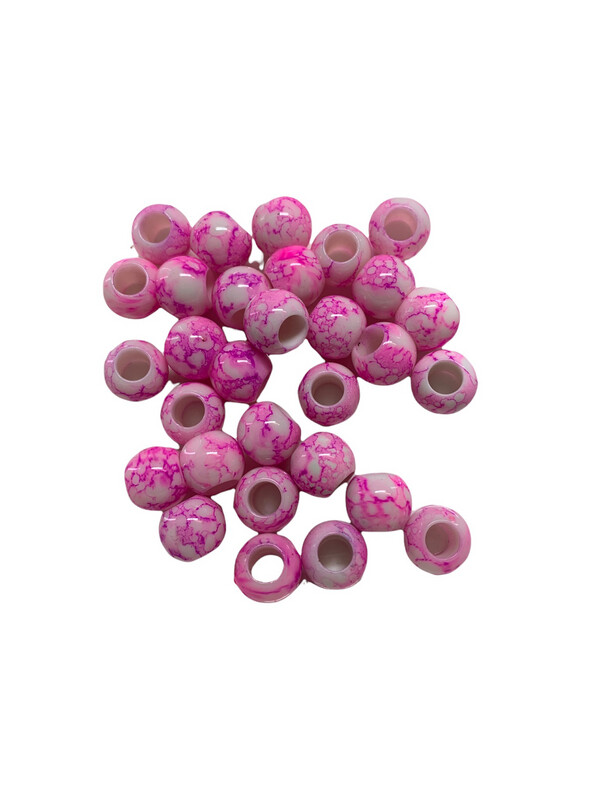 Acryl Glas Perlen Rosa