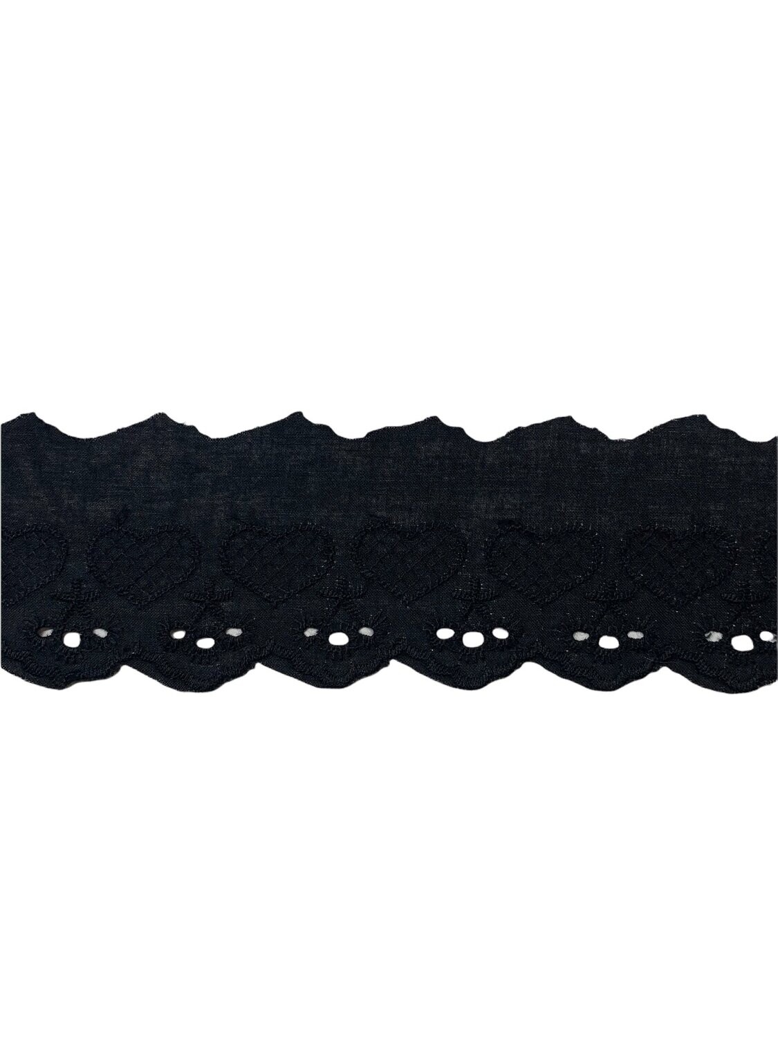 Spitze Herz Schwarz