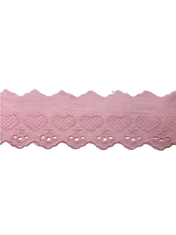 Spitze Herz Rosa