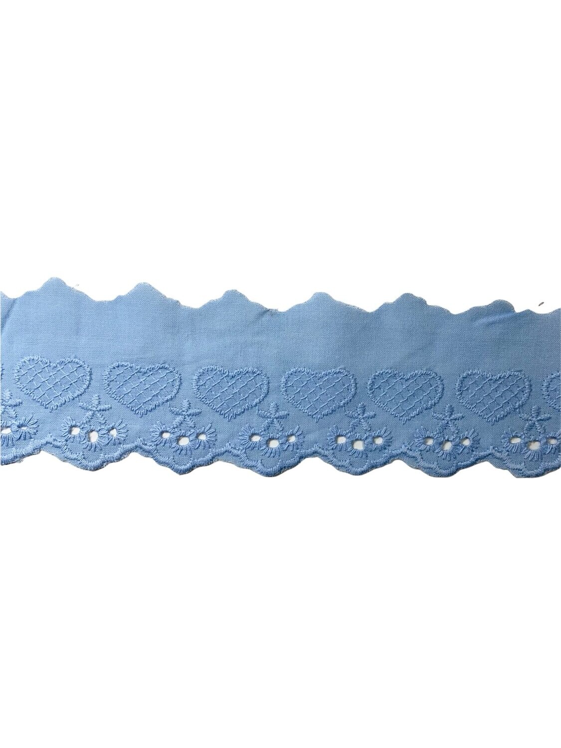 Spitze Herz Hellblau