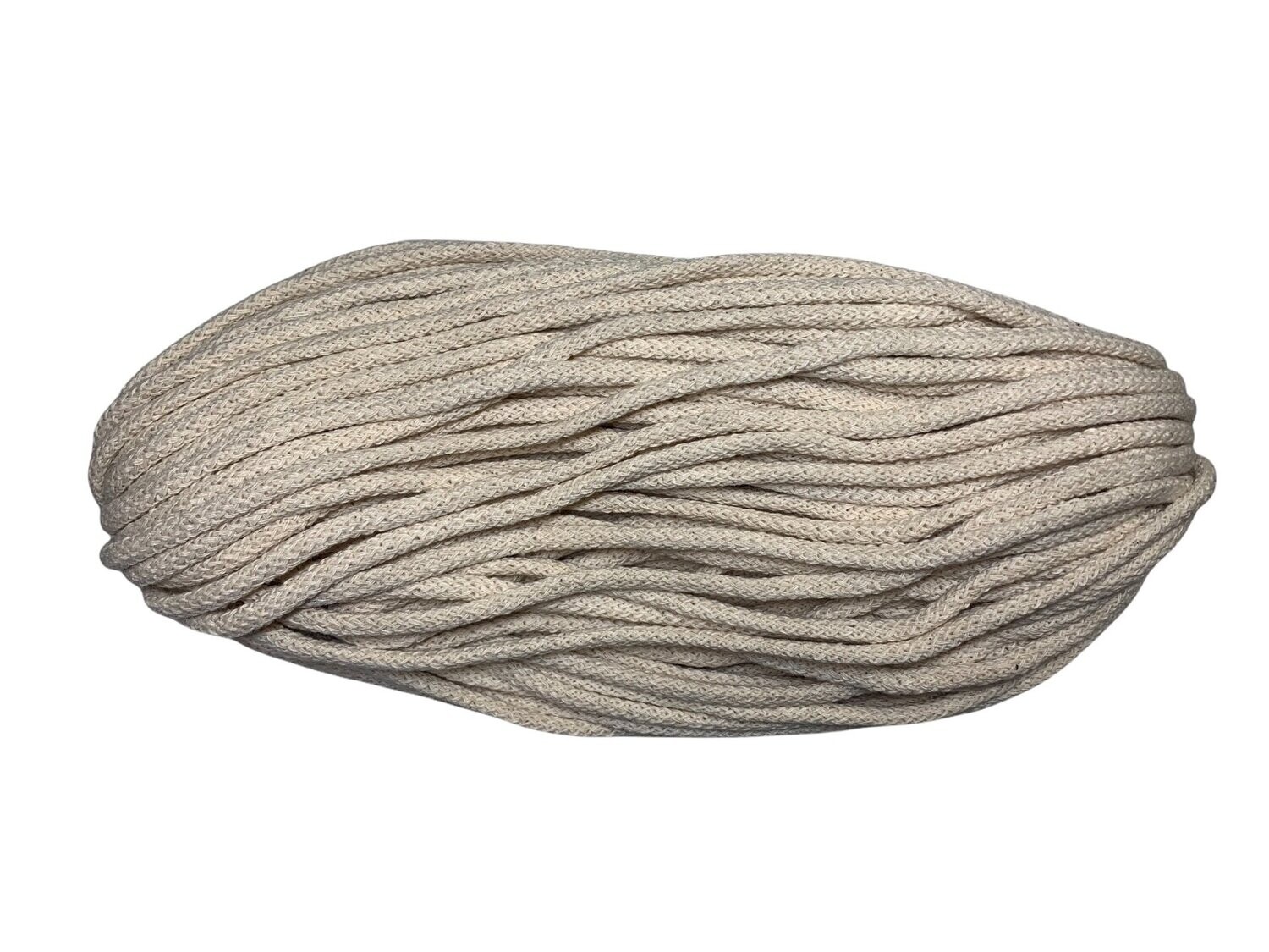 Baumwollkordel 8mm Beige
