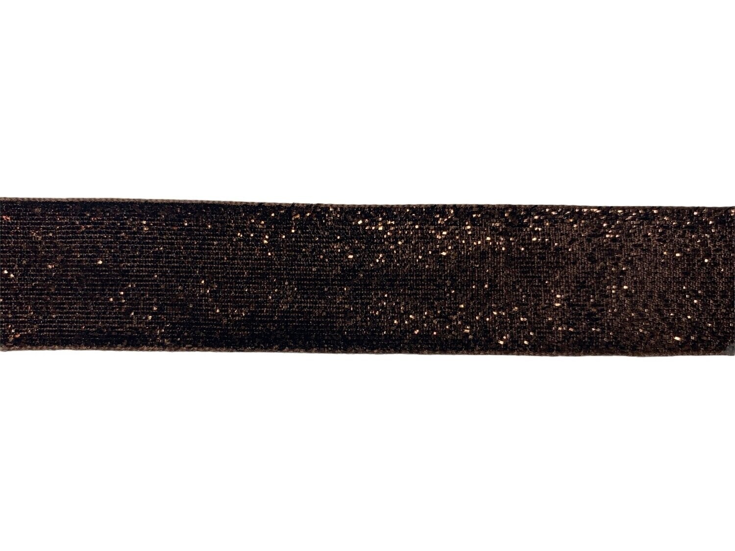 Glitzerband Bronze-Braun