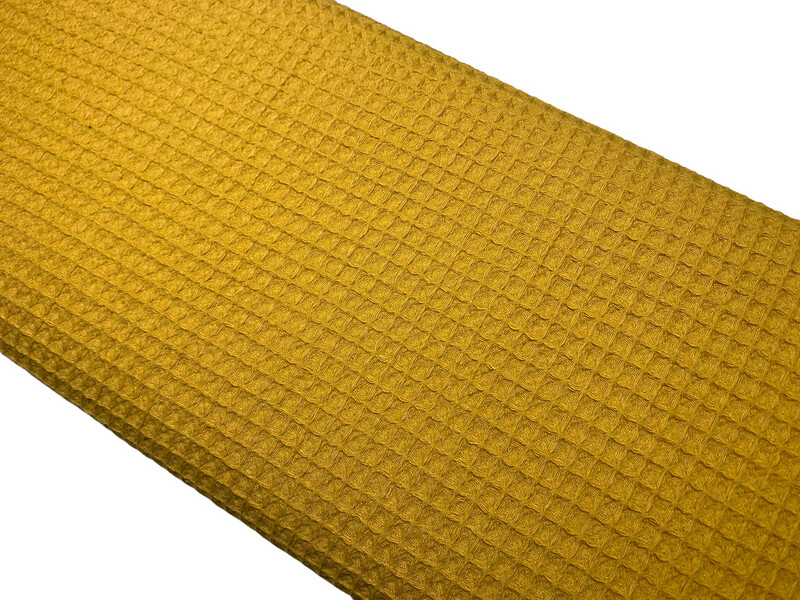 Waffelpiqué Senfgelb
