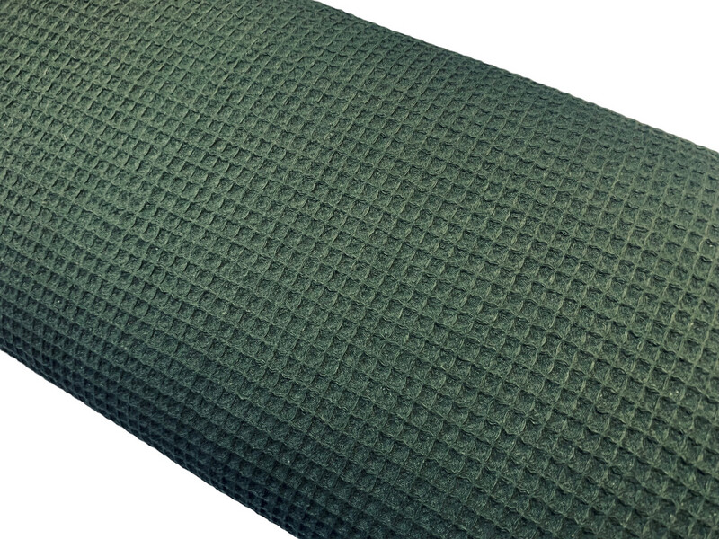 Waffelpiqué Armee-/Tannengrün