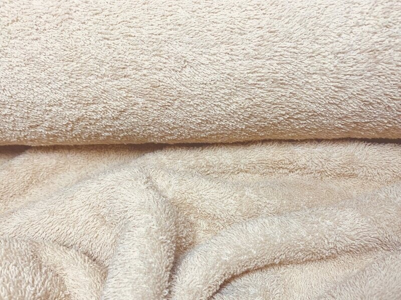 Frottee cremebeige