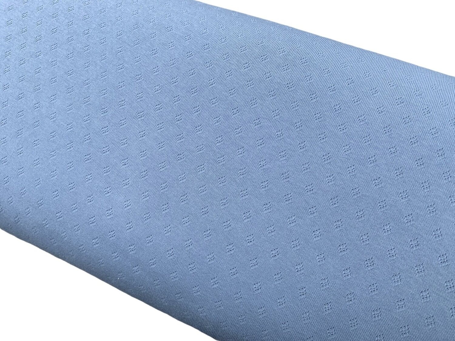 Baumwolljersey Pointoille Blau