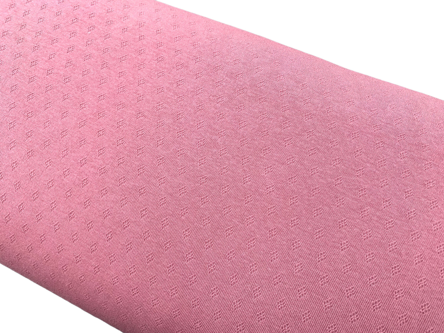 Baumwolljersey Pointoille  Rosa