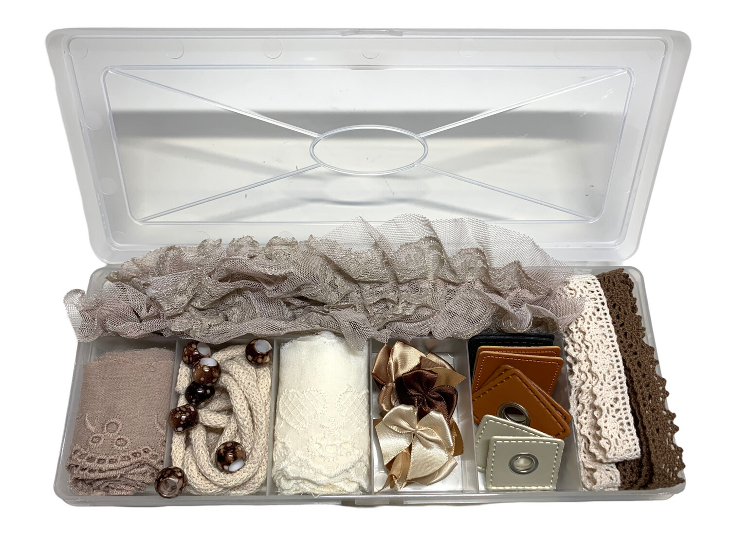 Tüddelbox Beige-Braun