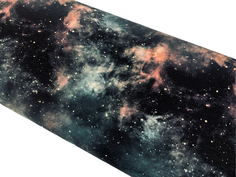 French Terry Galaxy Schwarz