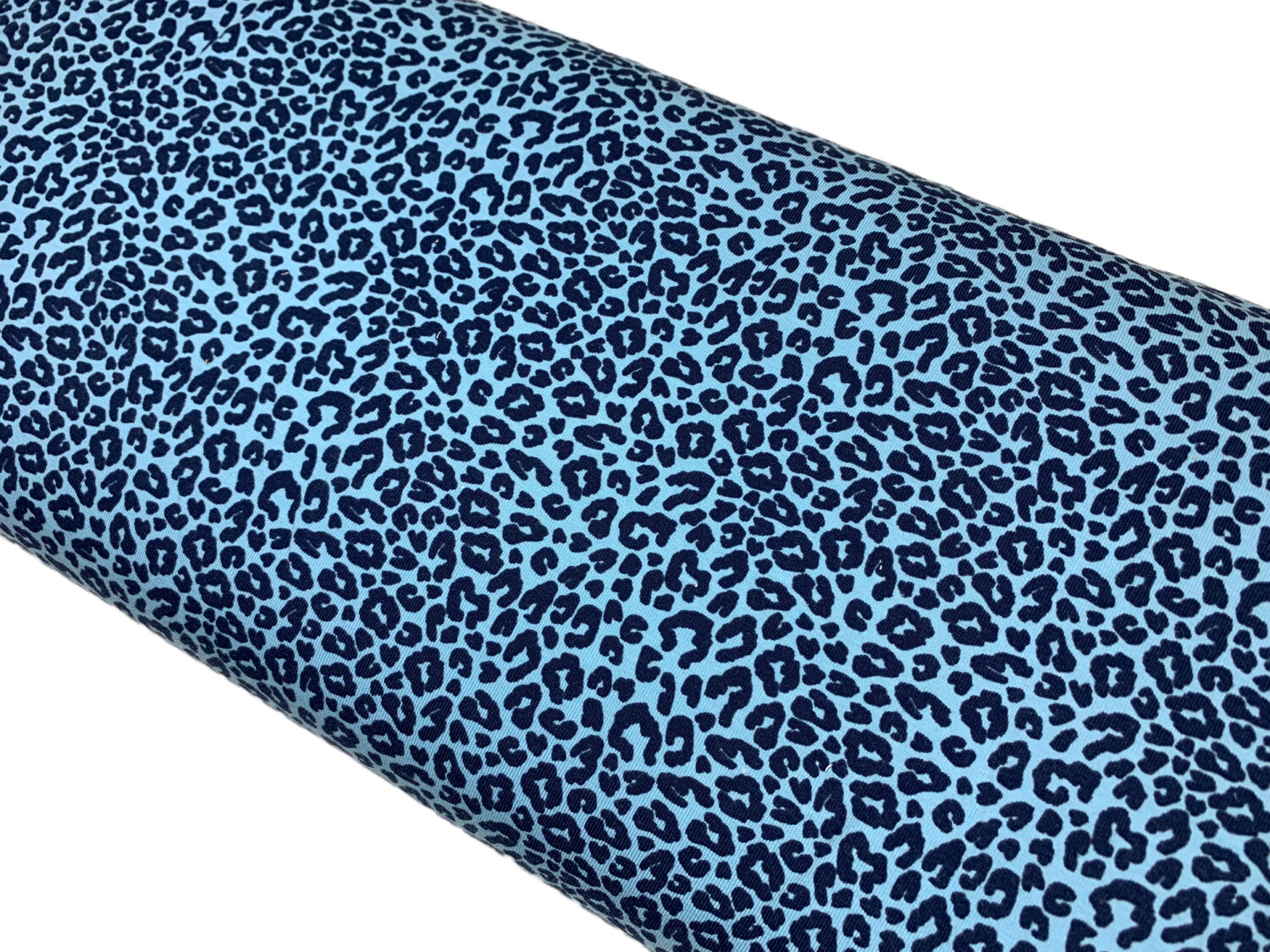 Jersey Leoprint Blau