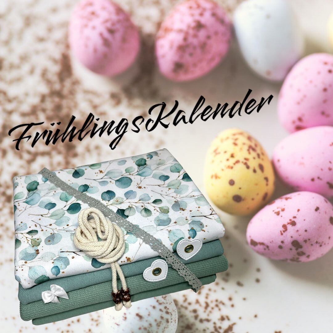 Frühlings-Stoffkalender für Jungs