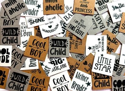 Kunstleder Labels