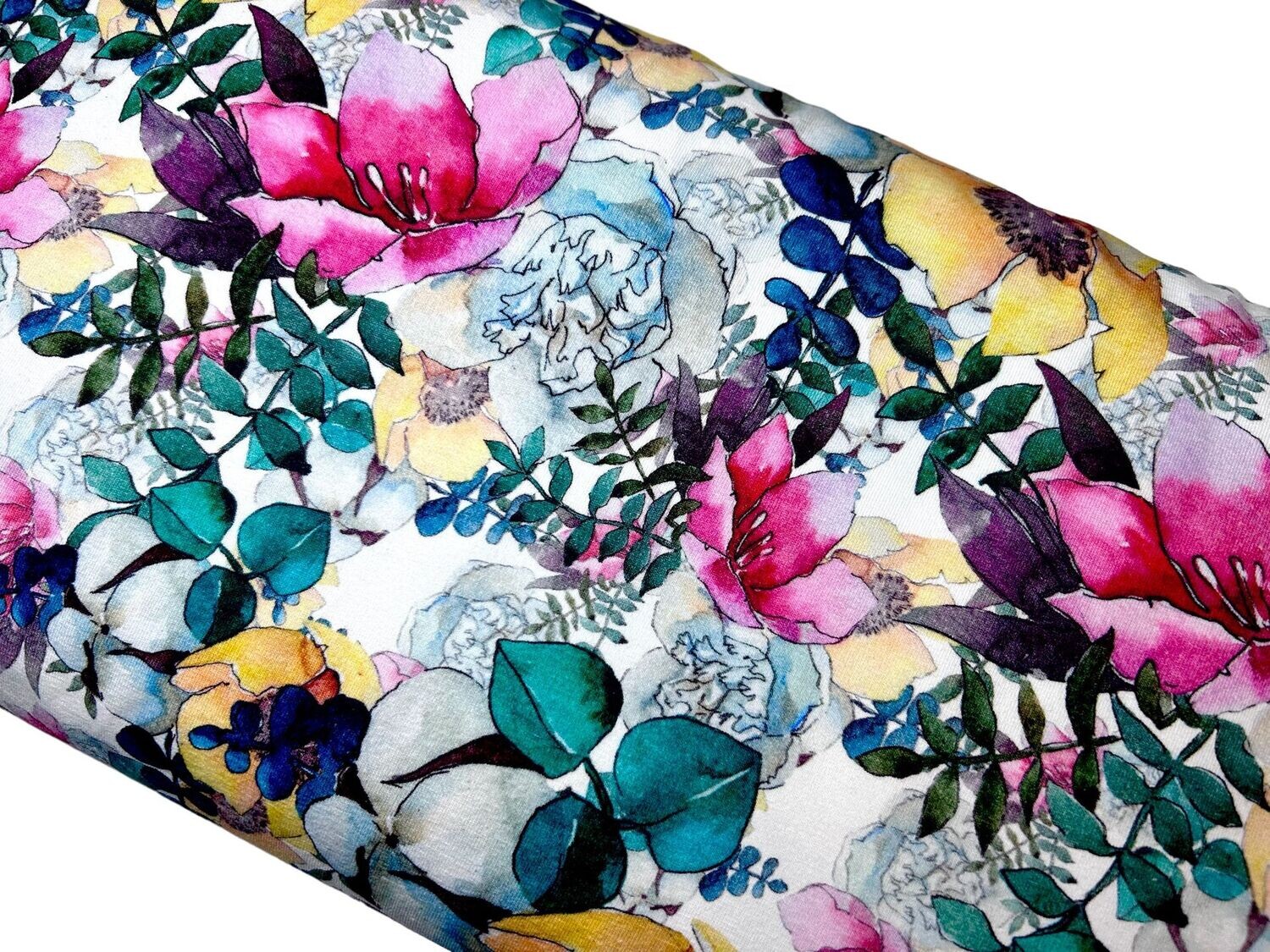 Jersey Digital Bunte Blumenmischung