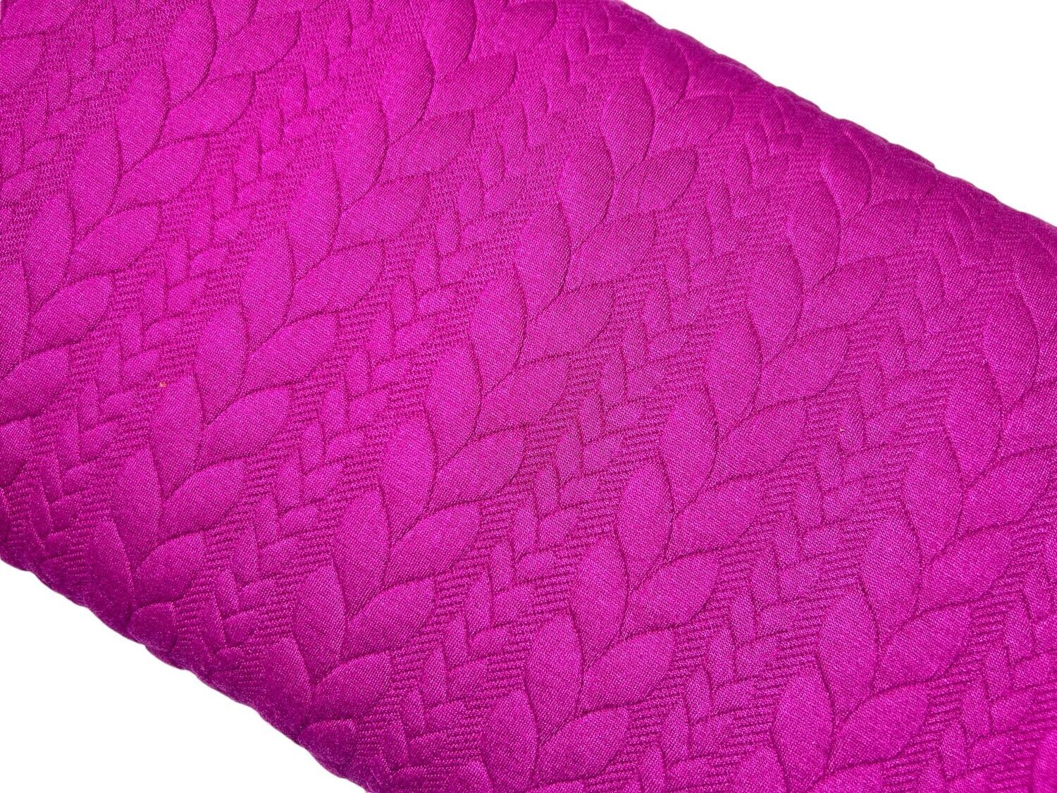 Jacquard Strick Zopfmuster Helles Violett