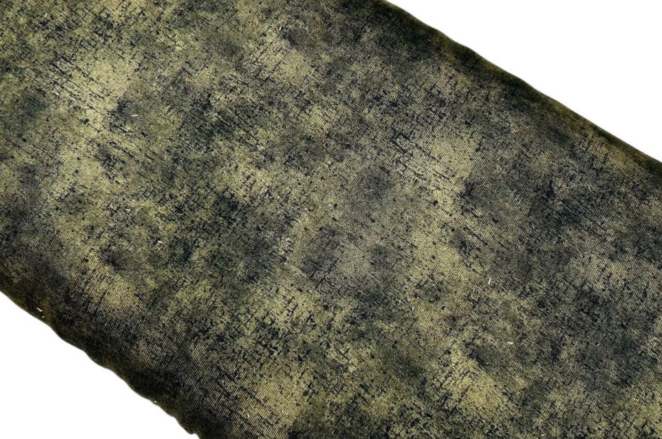 Jersey Gots Digital Raw Texture Armeegrün