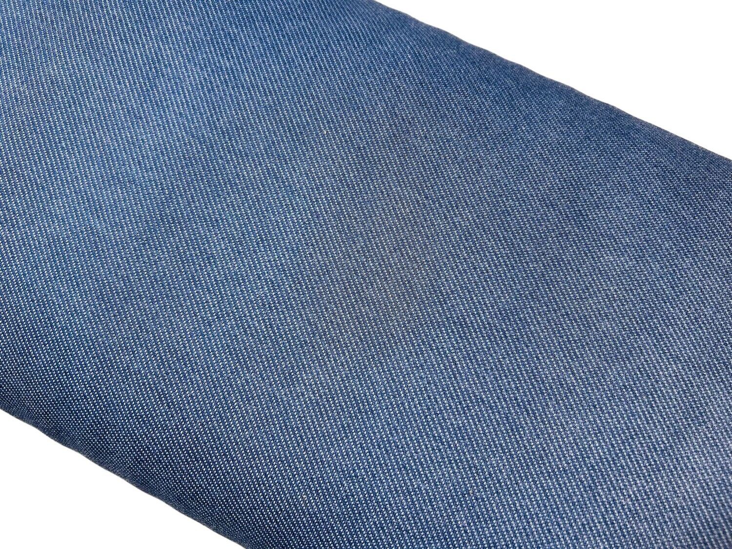 Knitted JeansLook Blau