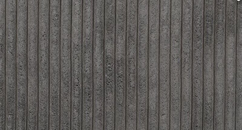 Velours Deko Cord Grau