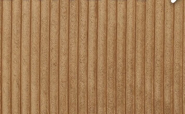 Velours Deko Cord Kamel