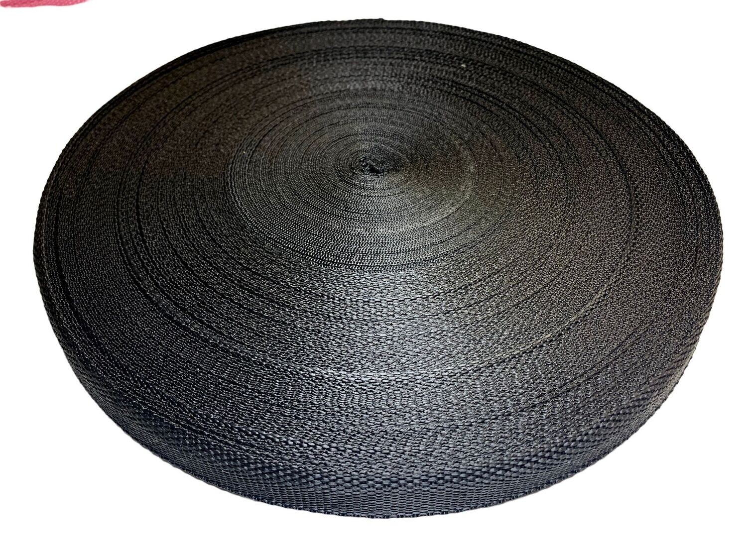 Gurtband 25mm Polypropylen - Schwarz