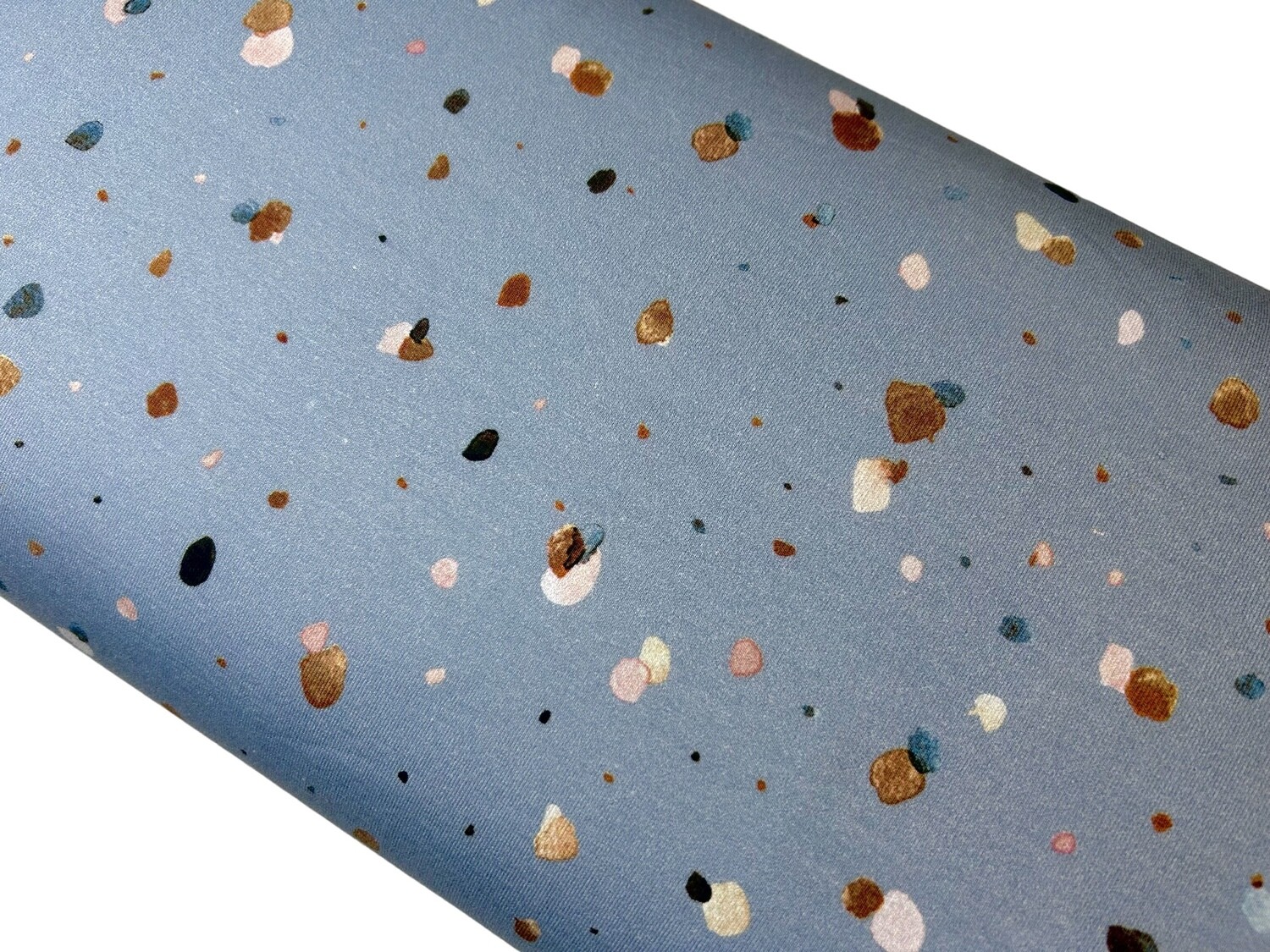 Jersey Goldene Punkte auf Blau
