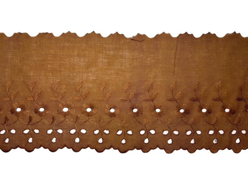 Festonspitze Camel-Braun 14cm