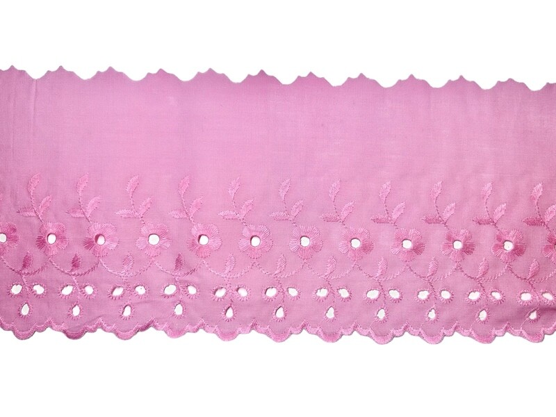 Festonspitze Rosa 14cm