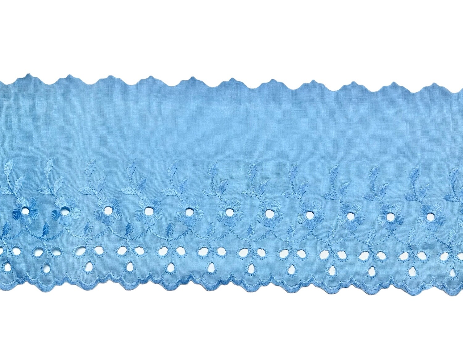 Festonspitze Hellblau 14cm