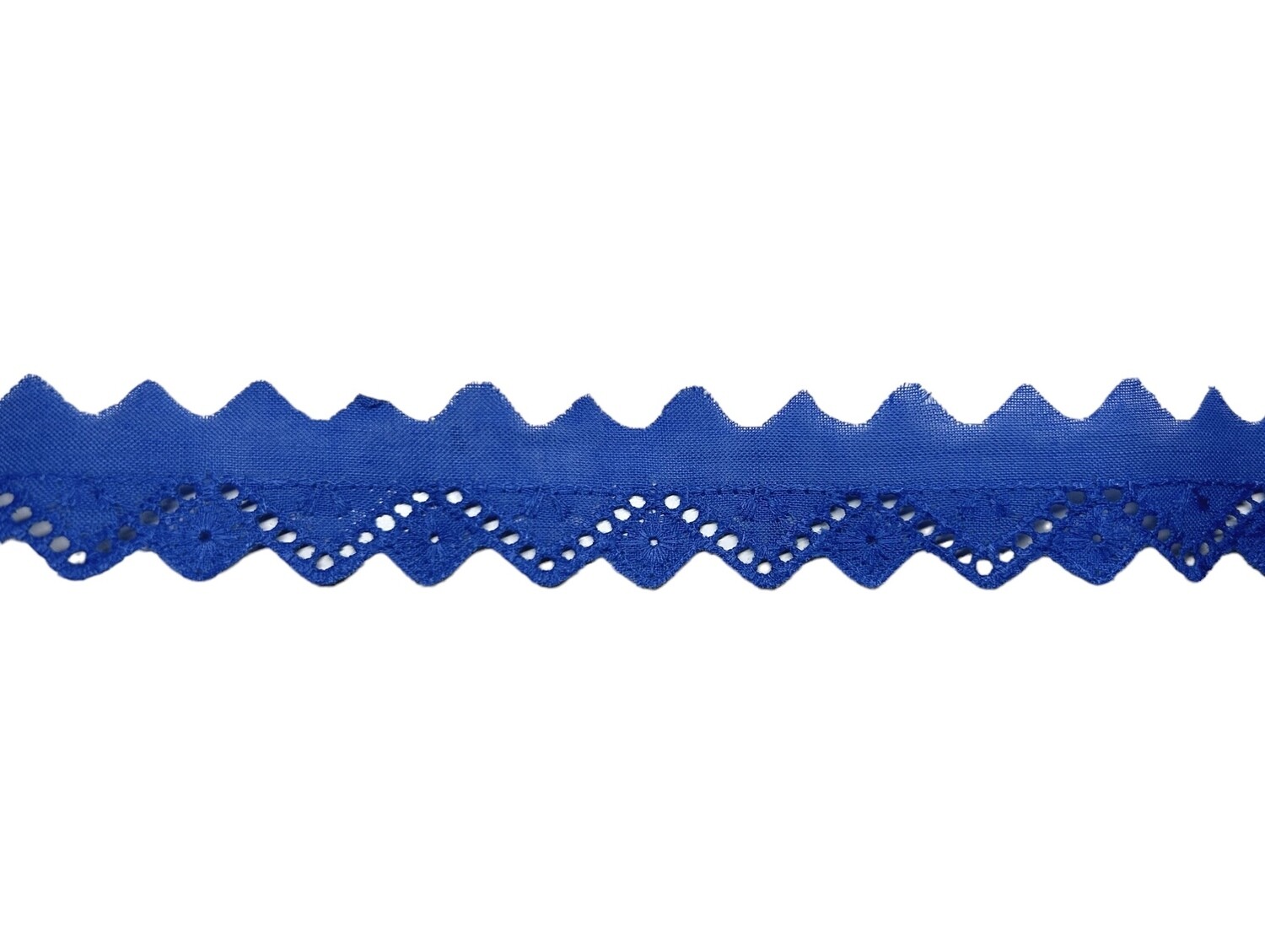 Festonspitze Dunkel Jeansblau 2,5cm