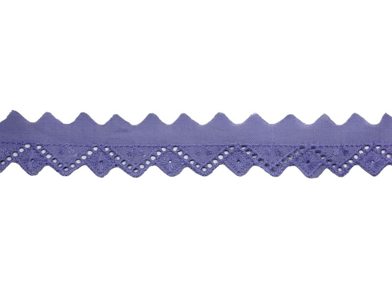 Festonspitze Lila  2,5cm