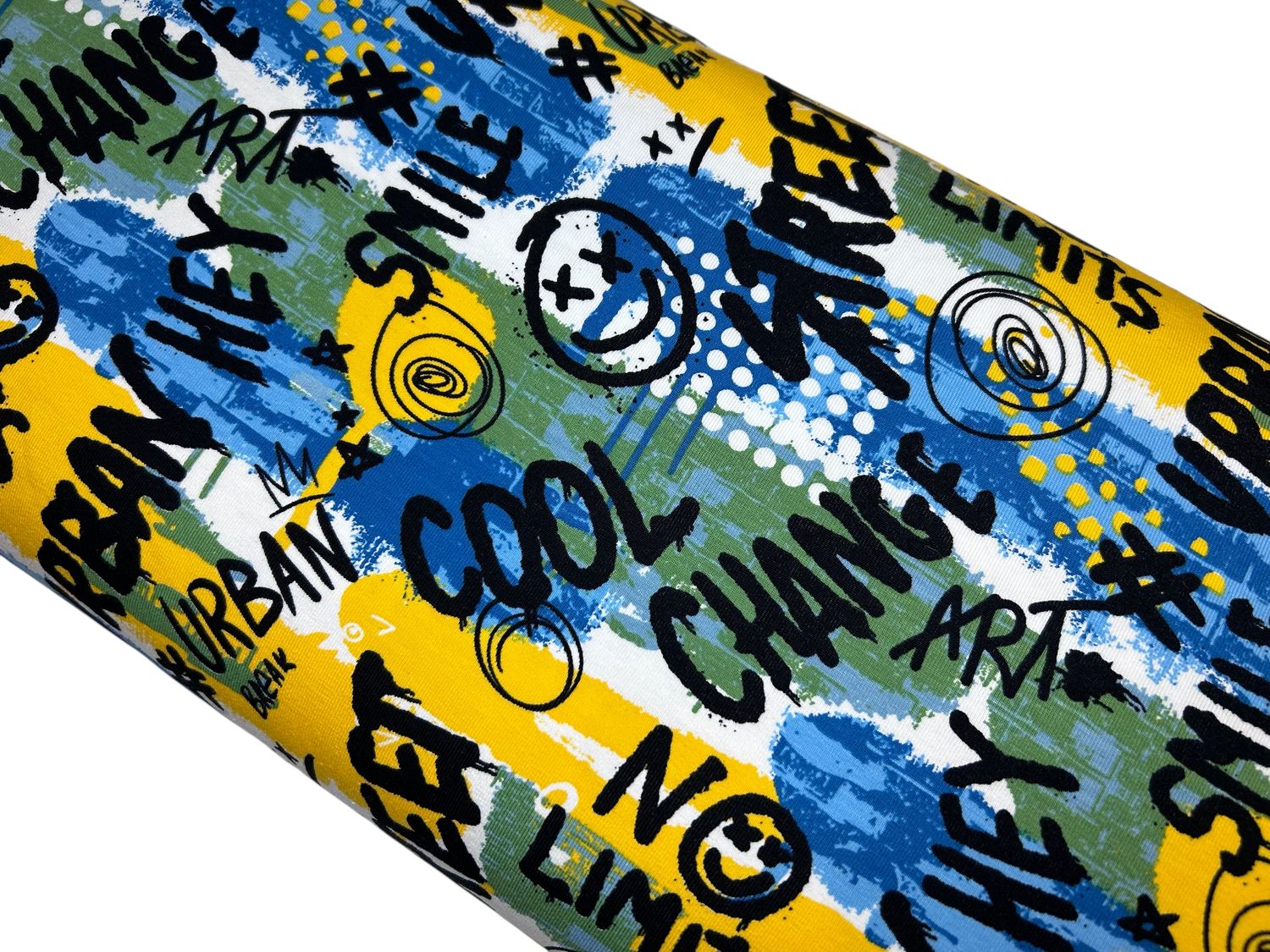 Jersey "COOL" gelb-blau