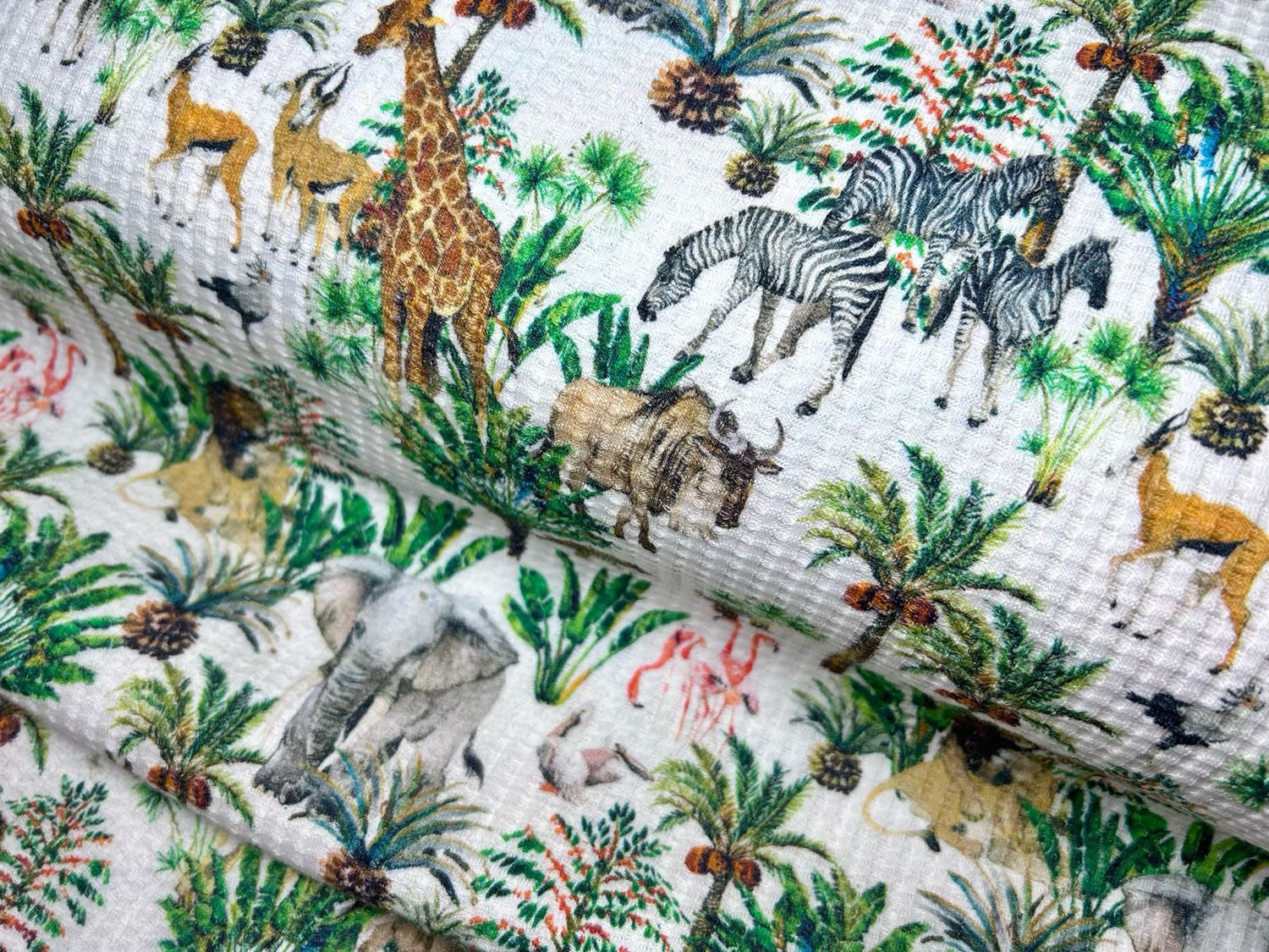 Waffel Jersey Safari