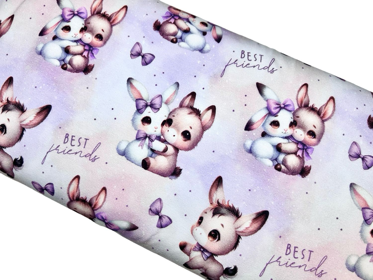 Jersey BIO Qualität Best Friends auf Aquarell