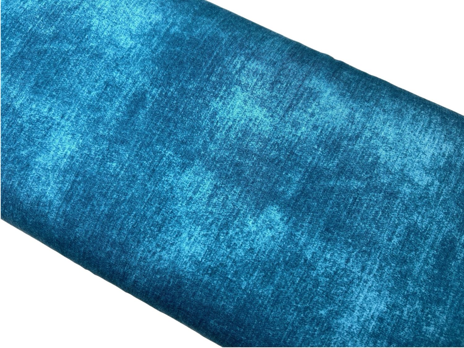 Jersey Jeansmuster Türkis