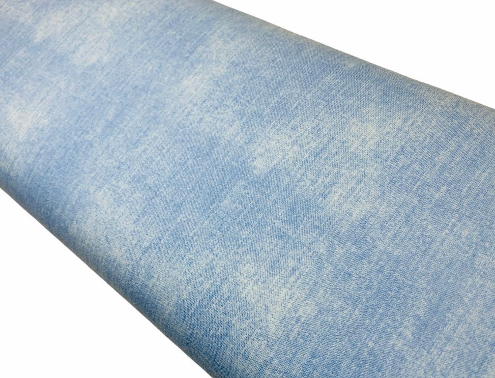 Jersey Jeansmuster Hellblau