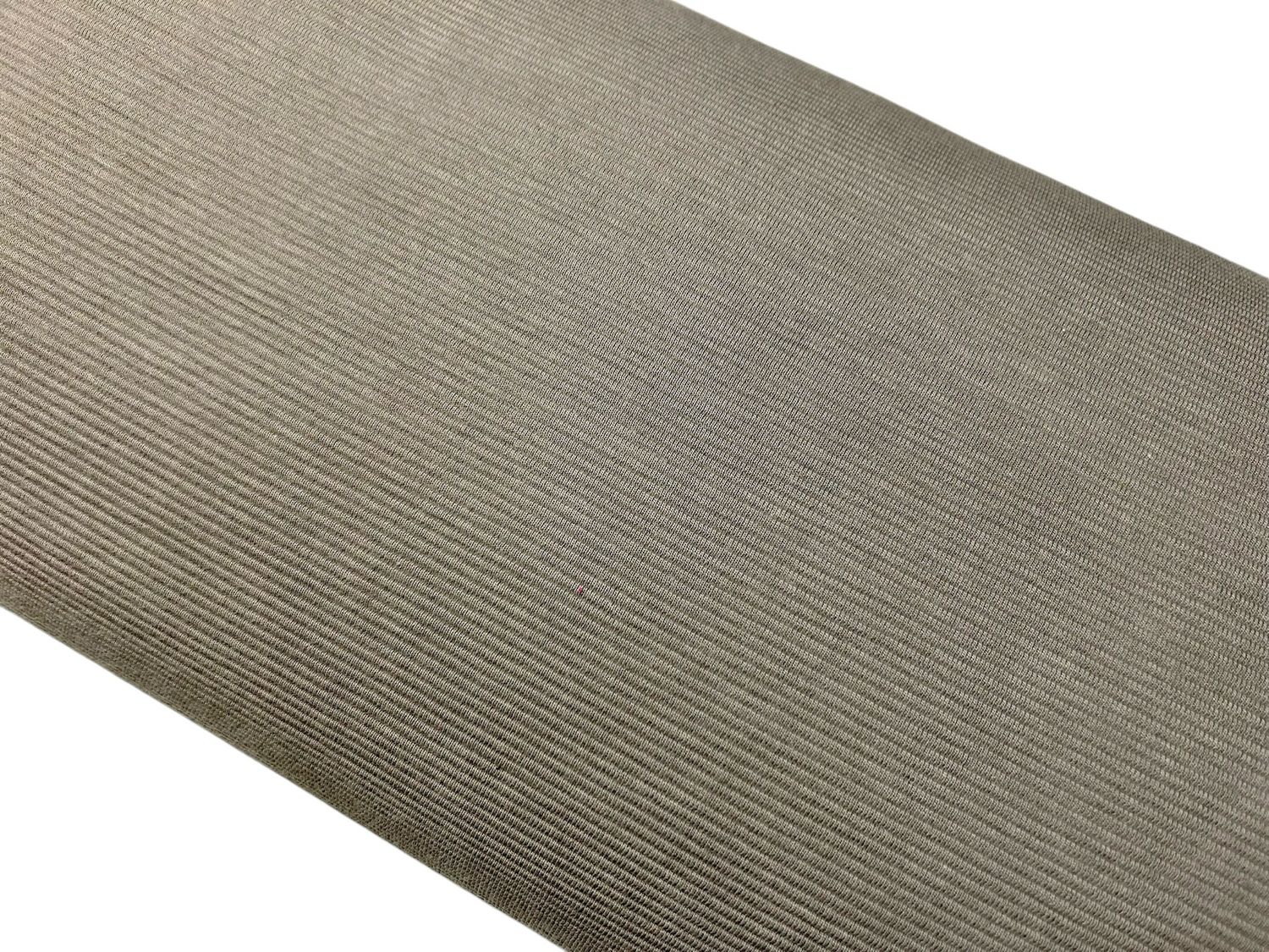 Ottoman Rib Jersey Taupe