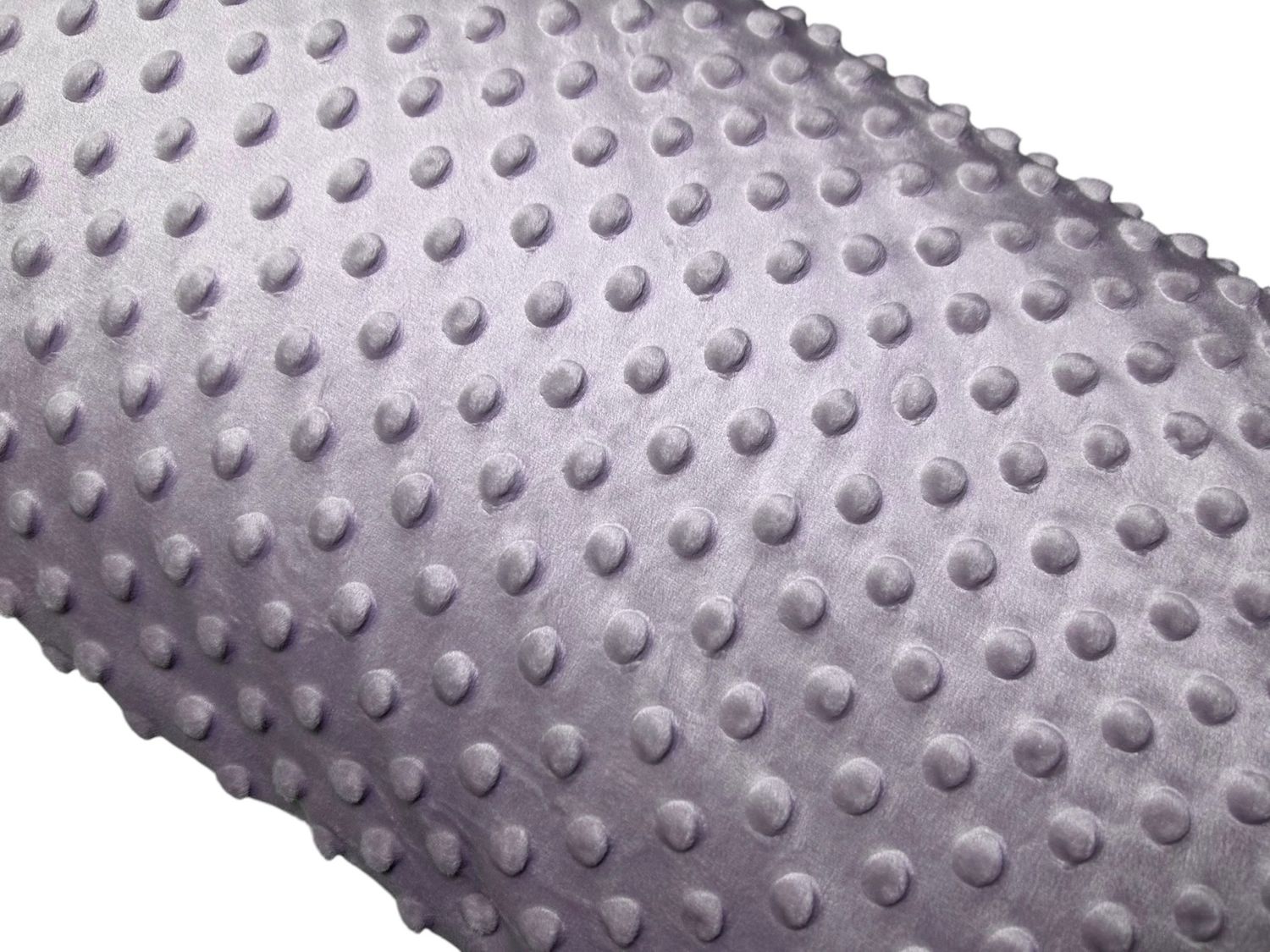 Kuschelfleece Minky Stoff Dots Flieder
