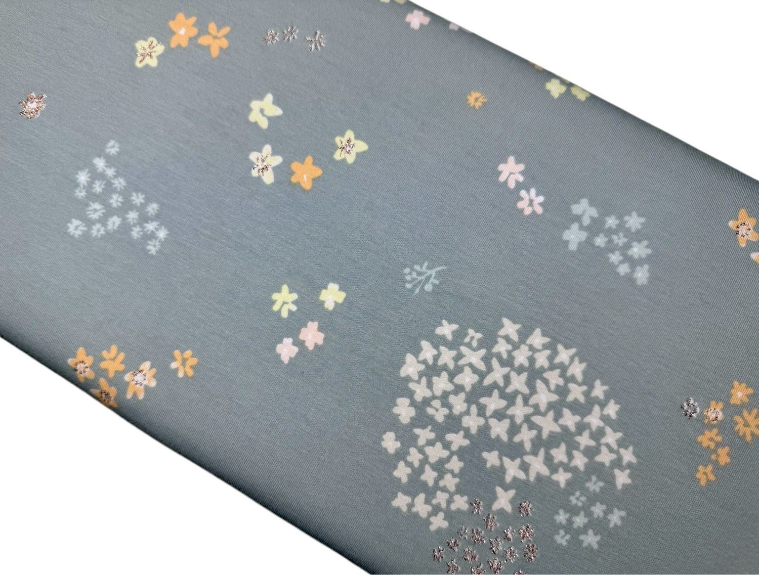 Jersey Pusteblumen mit Glitzereffekt