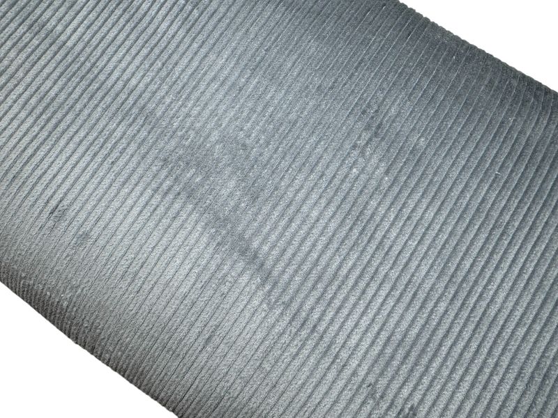 Cord Uni, Silber Grau