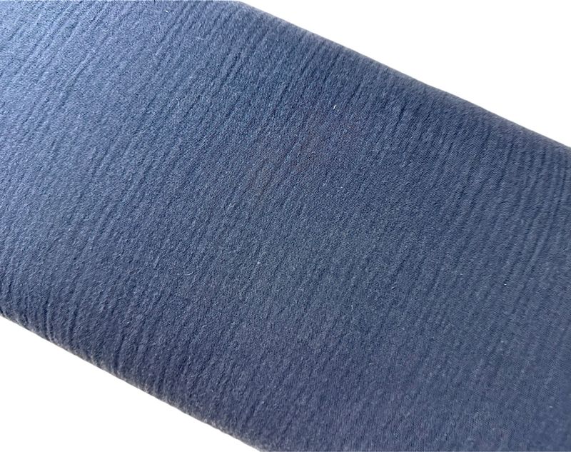 Musselin Dunkel Jeansblau