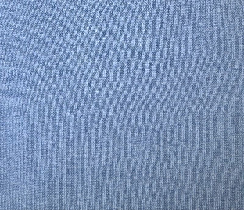 Bündchen Melange Himmelblau