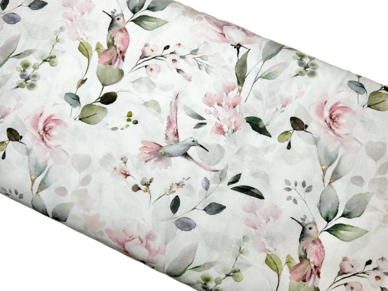 Baumwolle Digital Garden Flowers